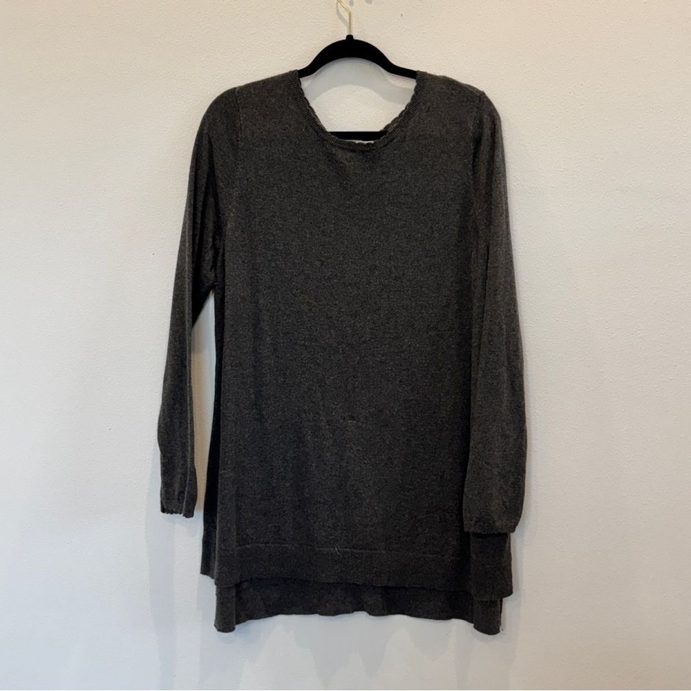 Elle Charcoal Gray Women's Sweater Size Large